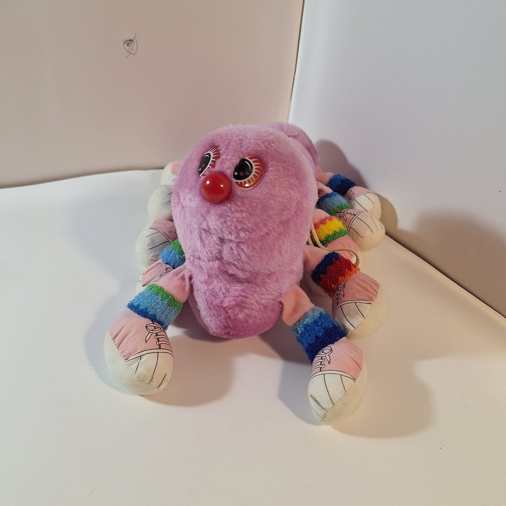 Vtg‎ Lots a Lots a leggggggs Purple Plush Caterpillar 10 Legs 1984 Damage